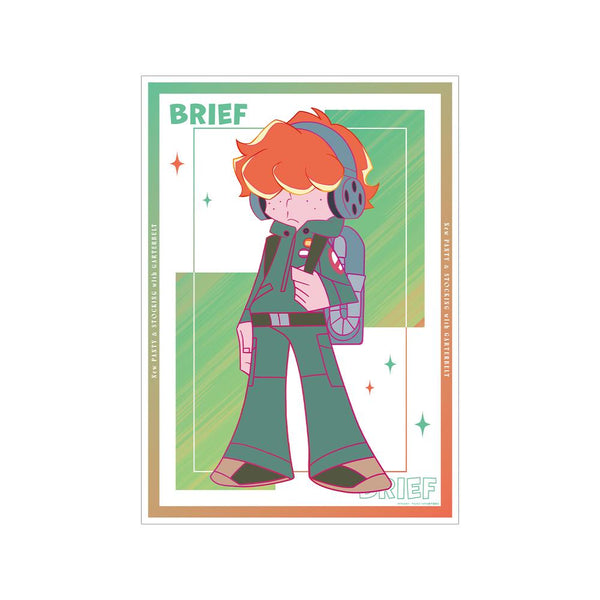 『New PANTY & STOCKING with GARTERBELT』ブリーフ Ani-Art clear label A3マット加工ポスター