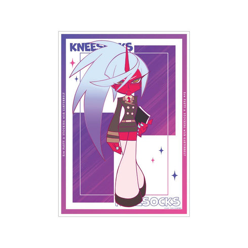 『New PANTY & STOCKING with GARTERBELT』ニーソックス Ani-Art clear label A3マット加工ポスター