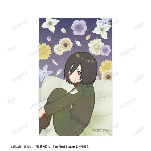 『進撃の巨人』ミカサ Botania 第4弾 イラストカード2枚セット