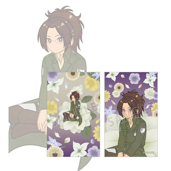 『進撃の巨人』ハンジ Botania 第4弾 イラストカード2枚セット