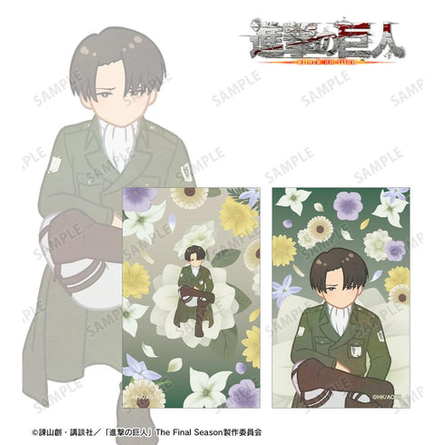 『進撃の巨人』リヴァイ Botania 第4弾 イラストカード2枚セット