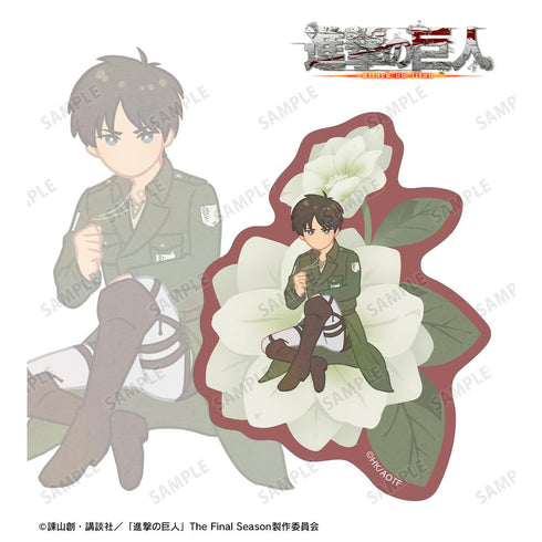 『進撃の巨人』エレン Botania 第4弾 クリアダイカットステッカー