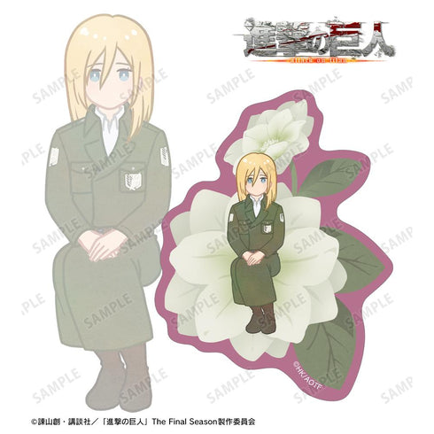 『進撃の巨人』ヒストリア Botania 第4弾 クリアダイカットステッカー