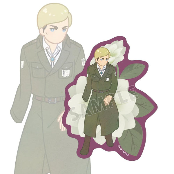 『進撃の巨人』エルヴィン Botania 第4弾 クリアダイカットステッカー