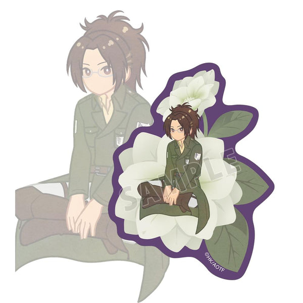 『進撃の巨人』ハンジ Botania 第4弾 クリアダイカットステッカー