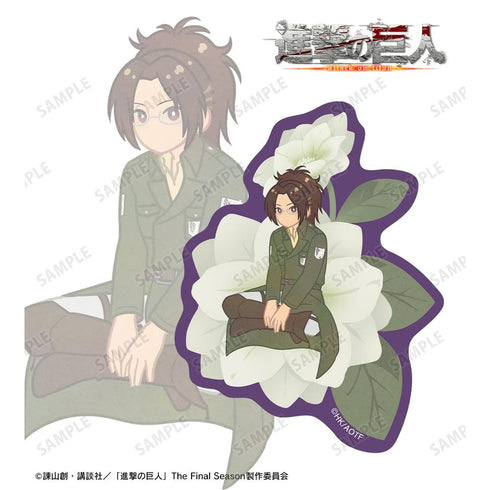 『進撃の巨人』ハンジ Botania 第4弾 クリアダイカットステッカー