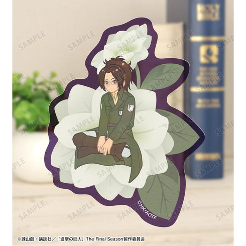 『進撃の巨人』ハンジ Botania 第4弾 クリアダイカットステッカー