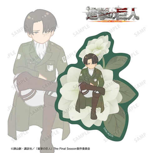 『進撃の巨人』リヴァイ Botania 第4弾 クリアダイカットステッカー