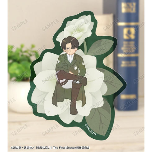『進撃の巨人』リヴァイ Botania 第4弾 クリアダイカットステッカー