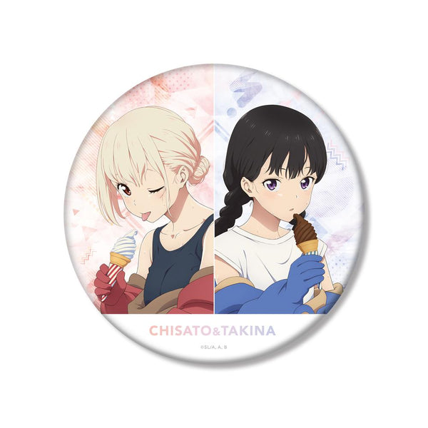 『リコリス・リコイル』描き下ろし 錦木千束&井ノ上たきな 着ぐるみver. BIG缶バッジ