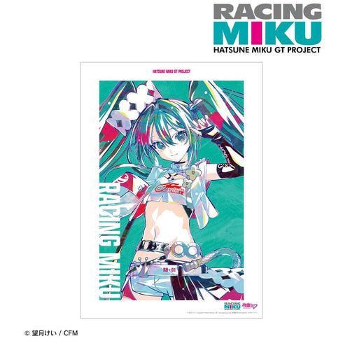 『初音ミク GTプロジェクト』レーシングミク 2025Ver. Ani-Art A3マット加工ポスター ver.A