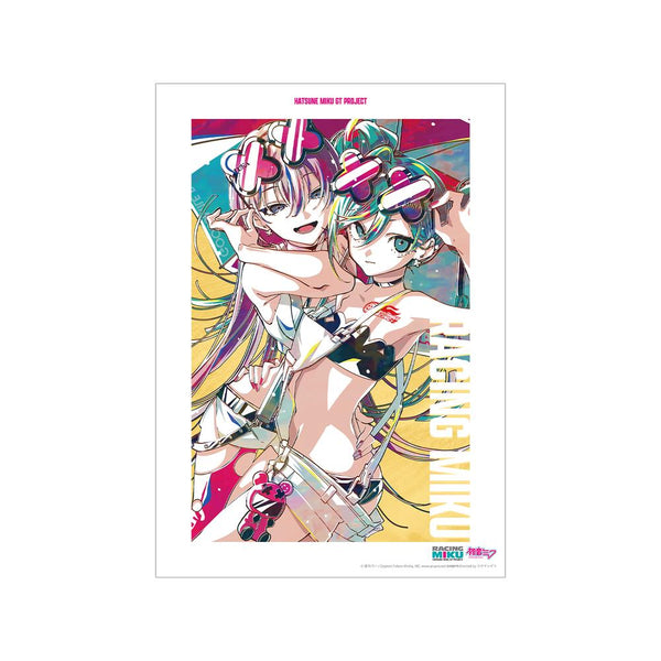 『初音ミク GTプロジェクト』レーシングミク 2025Ver. Ani-Art 第2弾 A3マット加工ポスター ver.E