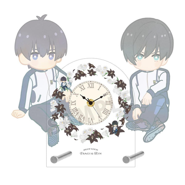 『ブルーロック』潔 世一&糸師 凛 Botania 第2弾 アクリルスタンド時計