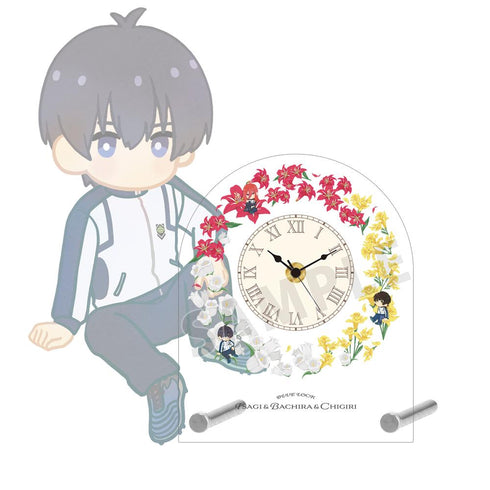 『ブルーロック』潔 世一&蜂楽 廻&千切 豹馬 Botania 第2弾 アクリルスタンド時計