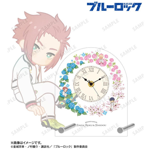 『ブルーロック』糸師 冴&オリヴァ・愛空&士道 龍聖 Botania 第2弾 アクリルスタンド時計