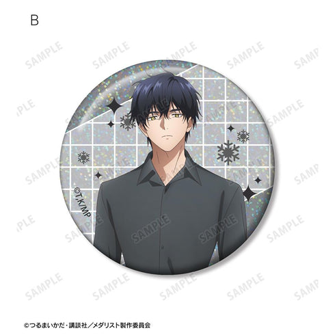 『メダリスト』夜鷹 純 ホログラム缶バッジ2個セット