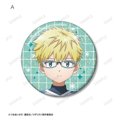 『メダリスト』鴗鳥理凰 ホログラム缶バッジ2個セット