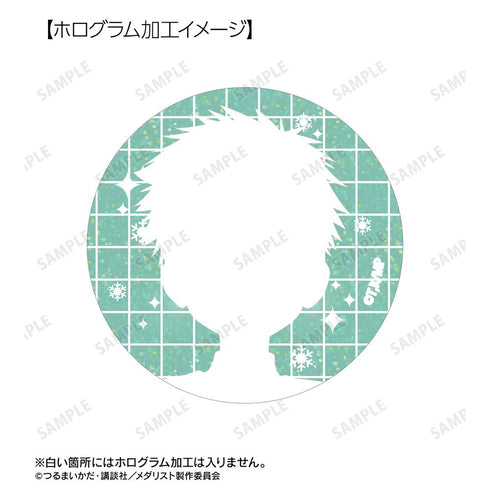 『メダリスト』鴗鳥理凰 ホログラム缶バッジ2個セット