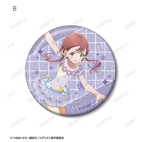 『メダリスト』鹿本すず ホログラム缶バッジ2個セット