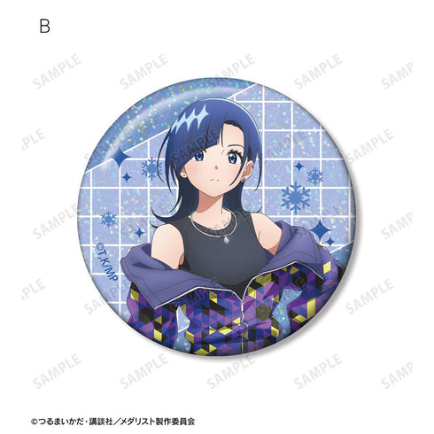 『メダリスト』岡崎いるか ホログラム缶バッジ2個セット