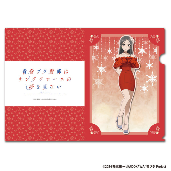 《青春猪头少年不会做圣诞老人梦》A4透明文件夹【迷你裙圣诞老人】