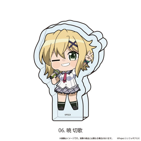 『戦姫絶唱シンフォギアGX』ミニアクリルブロック「戦姫絶唱シンフォギアGX」06/暁切歌(ライブver.)