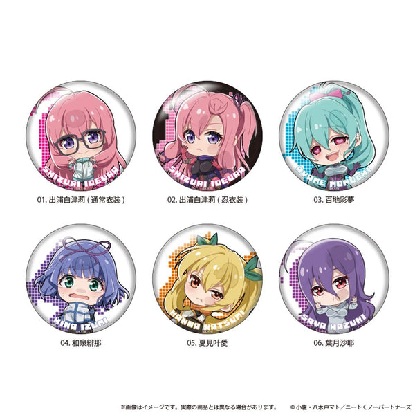 『ニートくノ一となぜか同棲はじめました』缶バッジ「ニートくノ一となぜか同棲はじめました」01/トレーディング(全6種)(ここぺたver.)【BOX】