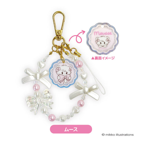 『mikko illustrations(ミッコ)』フォンストラップ ムース