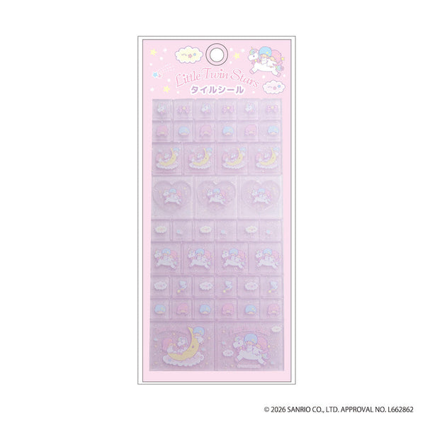 『サンリオキャラクターズ』リトルツインスターズ タイルシール ユニコーン【202601再販】