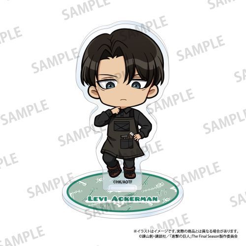 『進撃の巨人』アクリルスタンド リヴァイ・アッカーマン(ミニキャラ)(DIY)