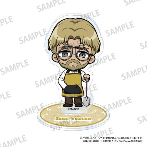 『進撃の巨人』アクリルスタンド ジーク・イェーガー(ミニキャラ)(DIY)