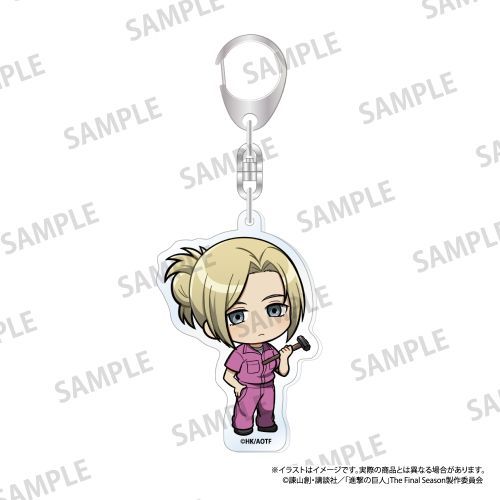 『進撃の巨人』アクリルキーホルダー アニ・レオンハート(ミニキャラ)(DIY)