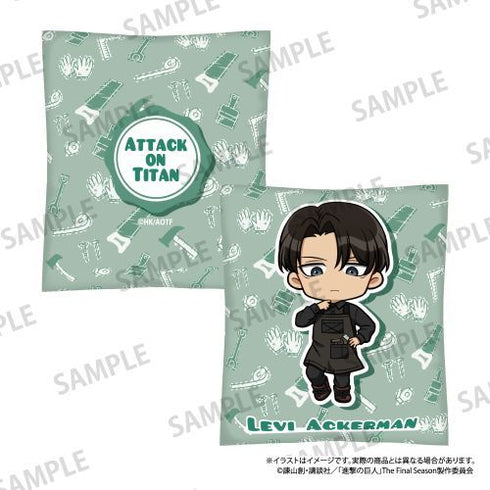 『進撃の巨人』クッション リヴァイ・アッカーマン(ミニキャラ)(DIY)