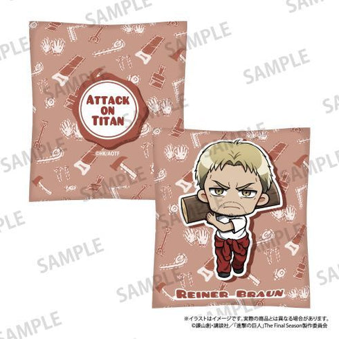 『進撃の巨人』クッション ライナー・ブラウン(ミニキャラ)(DIY)
