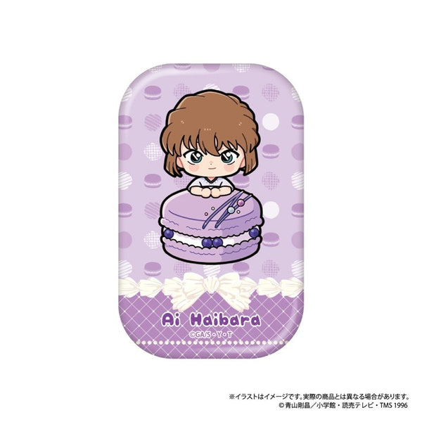『名探偵コナン』長方形型缶バッジ 灰原哀SD マカロンコレクションvol.1