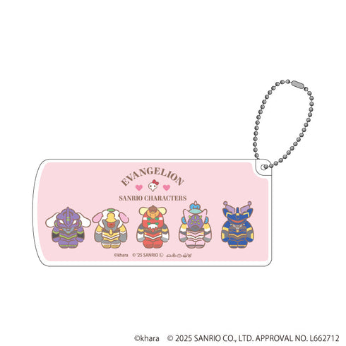 『エヴァンゲリオン×サンリオキャラクターズ』スライド式小物ケース01/Aパターン(コラボイラスト)