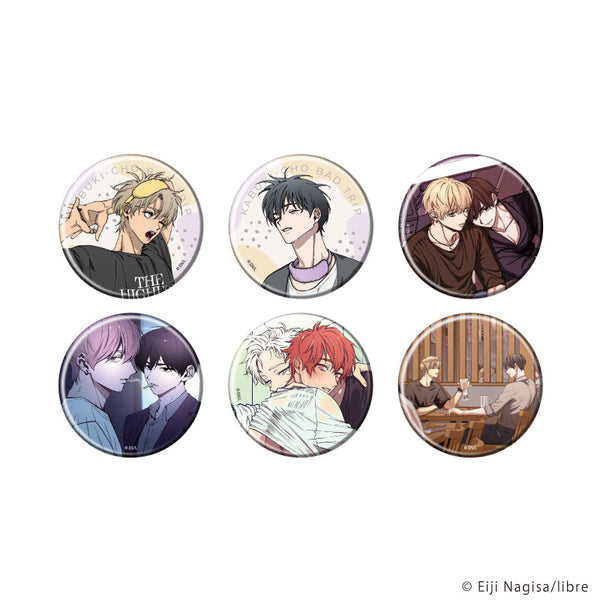 『歌舞伎町バッドトリップ』缶バッジ02/コンプリートセット(全6種)(公式&描き下ろしイラスト)