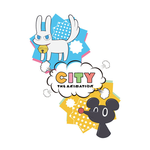 『CITY THE ANIMATION』TシャツA (ピンク) Mサイズ