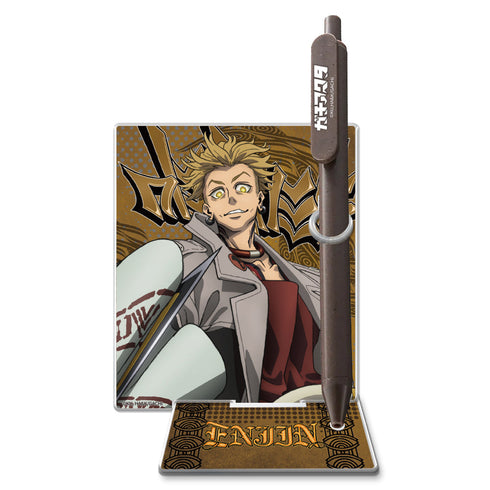 『ガチアクタ』コーヒーグラウンド ペン アクリルペンスタンド付き エンジン