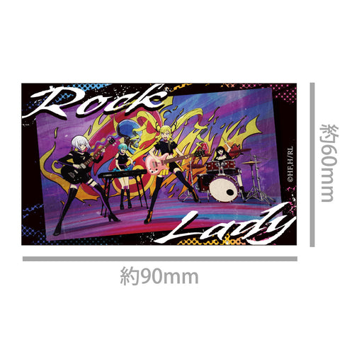 『ロックは淑女の嗜みでして』ステッカーA