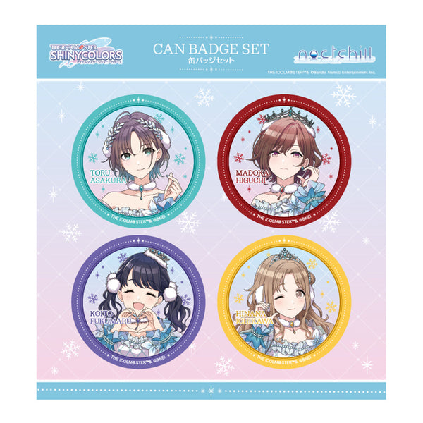 『アイドルマスター シャイニーカラーズ』描き下ろし缶バッジ4個セット スノーマジックver.