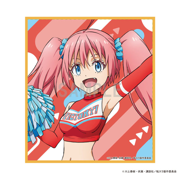 『転生したらスライムだった件』ミニ色紙 ミリム 応援団Ver.