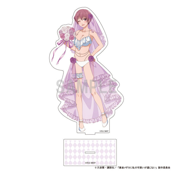 『黒岩メダカに私の可愛いが通じない』BIGアクリルスタンド 難波朋 水着ウエディングver