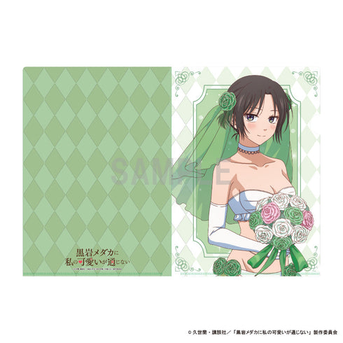 『黒岩メダカに私の可愛いが通じない』クリアファイル 湘南旭 水着ウエディングver