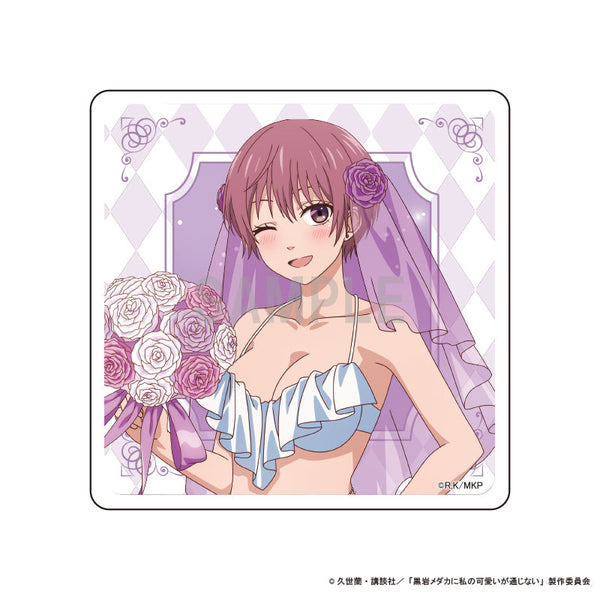 『黒岩メダカに私の可愛いが通じない』アクリルコースター 難波朋 水着ウエディングver