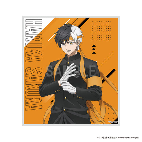 『WIND BREAKER』ミニ色紙 桜 遥 応援団ver