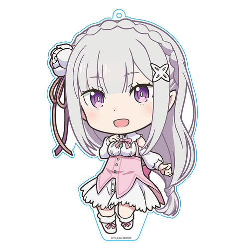 『Re:ゼロから始める異世界生活』でかぷにこれ!キーホルダー(スタンド付) エミリア Memory Snow ver.【202601再販】