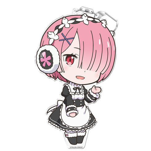 『Re:ゼロから始める異世界生活』でかぷにこれ!キーホルダー(スタンド付) ラム Memory Snow ver.【202601再販】