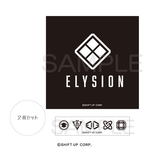 『NIKKE』ロゴステッカー エリシオン