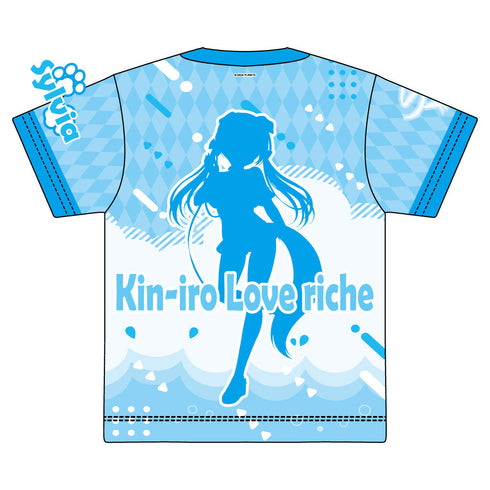 『金色ラブリッチェ』描き下ろし フルグラフィックTシャツ シルヴィア・ル・クルスクラウン・ソルティレージュ・シスア わんこver.